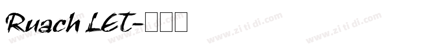 Ruach LET字体转换